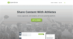 Desktop Screenshot of opendorse.com