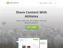 Tablet Screenshot of opendorse.com